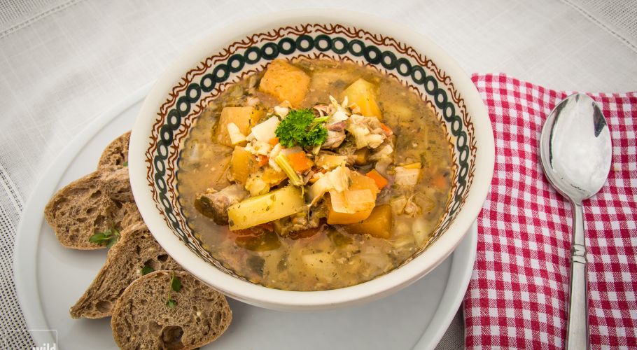 wild icelandic lamb-Bjarteyjarsandur meat soup